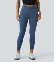 Load image into Gallery viewer, Skinny X-Crossover Gym Knitted Leggings Collection