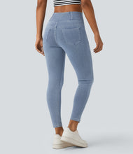 Load image into Gallery viewer, Royal Wolf Skinny Crossover Waist Shaping Yoga Women Jeggings