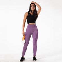 Load image into Gallery viewer, Shascullfites Melody Gym Yoga Pants Women Fitness High Waist Seamless Leggings Sportswear Purple Workout Sport Tights Activewear