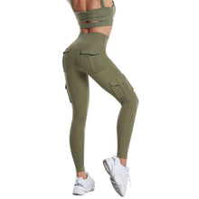 Load image into Gallery viewer, Shascullfites Melody Yoga Pants Pocket Sportswear Woman Gym High Waist Sporty Leggings Woman Push Up 3 Colors Available