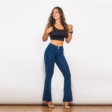Load image into Gallery viewer, Shascullfites Melody Hot Girl Boot Cut Jeans Women Gothic Sexy Skinny Flare Pants Wide Leg Denim Jeans 2022 New