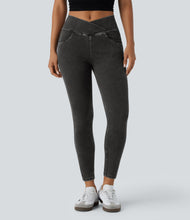 Load image into Gallery viewer, Skinny X-Crossover Gym Knitted Leggings Collection
