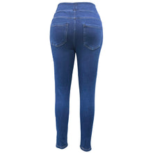 Load image into Gallery viewer, Shascullfites Melody Pocket Wash Denim Work Leggings Washed Denim Bleached Blue Women's Jeans Skinny Jeans Woman
