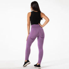 Load image into Gallery viewer, Shascullfites Melody Gym Yoga Pants Women Fitness High Waist Seamless Leggings Sportswear Purple Workout Sport Tights Activewear

