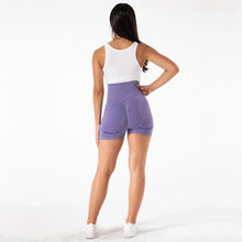 Load image into Gallery viewer, Shascullfites Melody Seamless Sports Shorts For Women Hip Push Up Short Tummy Control Workout Fitness High Waist Gym Yoga Shorts

