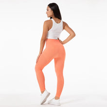 Load image into Gallery viewer, Shascullfites Melody Seamless Yoga Pants Hollow Out Push Up Leggings For Women Sport Fitness Coral Red Yoga Legging High Waist
