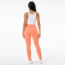 Load image into Gallery viewer, Shascullfites Melody Seamless Yoga Pants Hollow Out Push Up Leggings For Women Sport Fitness Coral Red Yoga Legging High Waist
