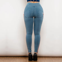 Load image into Gallery viewer, Shascullfites Melody Fashion Side Stripe Skinny Slim Fit Jeans Butt Lifting Female Casual Elasticity Pencil Denim Pants
