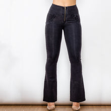 Load image into Gallery viewer, Shascullfites Melody Tailored Women Pants High Waist Black Flare Jeans Booty Lift Leggings Flare Leggings Flare Pants Women Stretch Sexy Bell Bottoms Jeans
