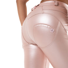 Load image into Gallery viewer, Shascullfites Tailored Scrunch Bum Leggings Skinny Pencil Shiny Leggings Women Hot Pants Nightclub Trousers Pink Sports Tights Woman
