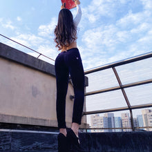 Load image into Gallery viewer, Shascullfites Melody Tailored Middle Waist Night Blue Chenille Casual Pants Sport Fashion Elastic Cotton Pants Elegant Gothic Women's Trousers Comfy Clothes
