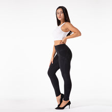 Load image into Gallery viewer, Shascullfites Melody Tailored Sexy Black Jeans Leggings Women High Waist Push Up Skinny Denim Fitness Leggins Plus Size Pencil Pants
