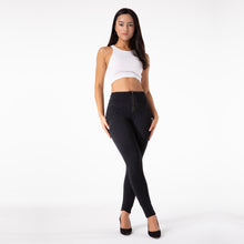 Load image into Gallery viewer, Shascullfites Melody Tailored Sexy Black Jeans Leggings Women High Waist Push Up Skinny Denim Fitness Leggins Plus Size Pencil Pants
