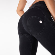 Load image into Gallery viewer, Shascullfites Melody Tailored Sexy Black Jeans Leggings Women High Waist Push Up Skinny Denim Fitness Leggins Plus Size Pencil Pants
