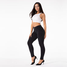 Load image into Gallery viewer, Shascullfites Tailored Black Pencil Pants Skinny Bodycon Leggings Streetwear Denim Fitness Leggings Women Push Up Gym Women Trousers
