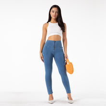 Load image into Gallery viewer, Shascullfites Melody Tailored Sport Workout Leggings Slim Fitness Leggings Women High Waist Warm Jeans Elastic Jeggings Denim Pants

