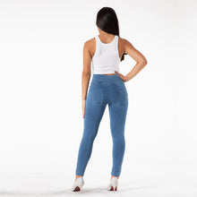 Load image into Gallery viewer, Shascullfites Melody Tailored Sport Workout Leggings Slim Fitness Leggings Women High Waist Warm Jeans Elastic Jeggings Denim Pants
