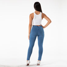 Load image into Gallery viewer, Shascullfites Melody Tailored Plus Size Jeans Woman Stretch Jeans Female Denim Pencil Blue Skinny Pants Trousers Booty Lift Leggings
