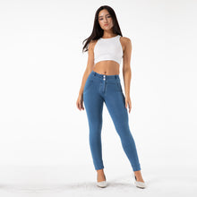 Load image into Gallery viewer, Shascullfites Melody Tailored Plus Size Jeans Woman Stretch Jeans Female Denim Pencil Blue Skinny Pants Trousers Booty Lift Leggings
