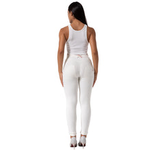 Load image into Gallery viewer, Shascullfites Melody Tailored Sport Women Fitness Yoga Pants Workout Running Activewear Bum lift High Elastic Gym Leggings White Trousers
