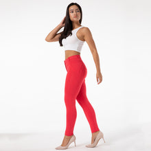 Load image into Gallery viewer, Shascullfites Melody Tailored Yoga Pants Scrunch Bum Workout Leggings Red Sport Tights Booty Leggings Gym Sportswear Fitness Clothing
