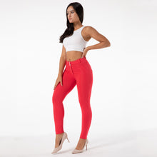 Load image into Gallery viewer, Shascullfites Melody Tailored Yoga Pants Scrunch Bum Workout Leggings Red Sport Tights Booty Leggings Gym Sportswear Fitness Clothing
