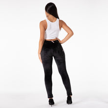 Load image into Gallery viewer, Shascullfites Melody Tailored Black Velvet Yoga Pants Scrunched Booty Leggings for Women Skinny Pants Fitness Pant Yoga Leggings
