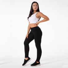 Load image into Gallery viewer, Shascullfites Tailored Enhancing High Waist Push Up Sport Legging Women Black Yoga Pants Fleece Lined Stretchy Gym Workout Tights
