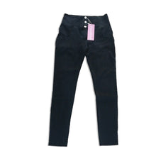 Load image into Gallery viewer, Shascullfites Melody Tailored Black Women's Jeans High Waist Jeans Button Style Jeans Streetwear Jeggings Bum Lift Pants Denim Trousers
