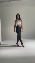 Load and play video in Gallery viewer, Shascullfites Enhancing Tailored PU Leggings Women Fashion Skinny Elastic Jeggings Plus Size Sexy Pants Women Bum Lift Matt Black Leggins
